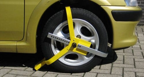 bloque roue sabot de roue pas cher
