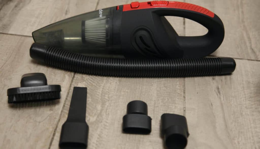avis test essai aspirateur main sans fil portable voiture audew
