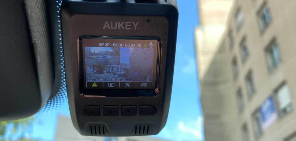 avis test essai caméra embarquée dashcam aukey DR02 D DASH