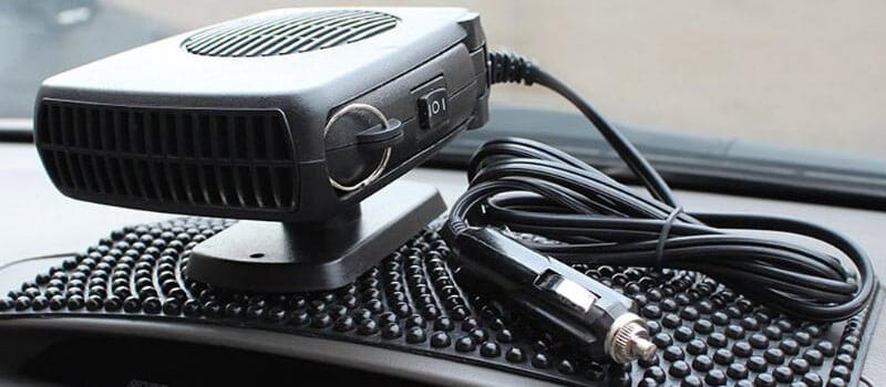 Chauffage D'appoint Portable à Batterie 12000 MAh - Pour Voiture, Maison, Bureau, Camping - Dégivrage Et Désembuage Rapide