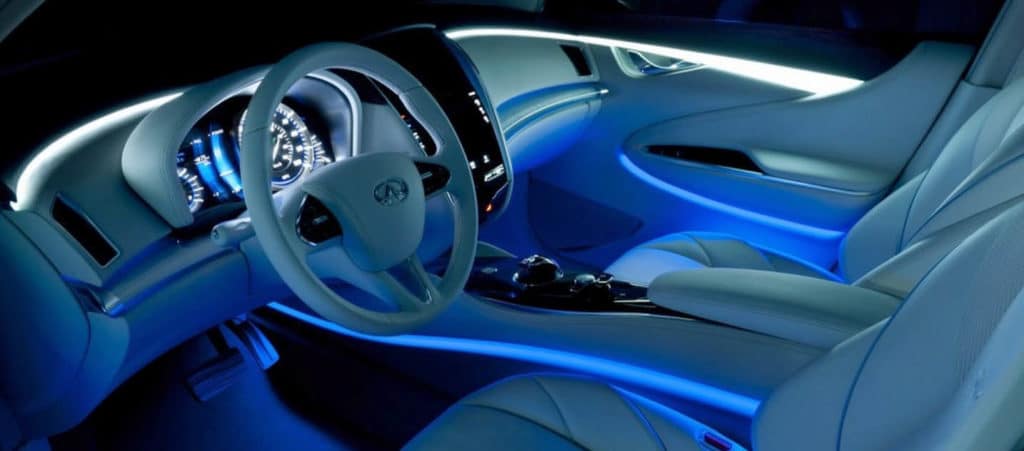 10 Lumières LED D'ambiance USB Pour Voiture - Rouge, 5V, Plug And Play - Éclairage Intérieur Doux Et Discret