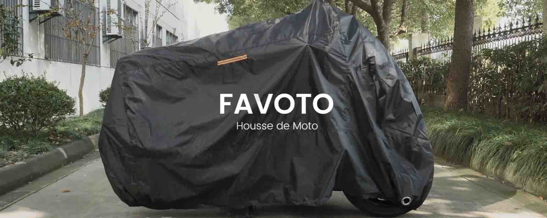 Housse Protection Moto Couverture Polyester 210T Résistant aux