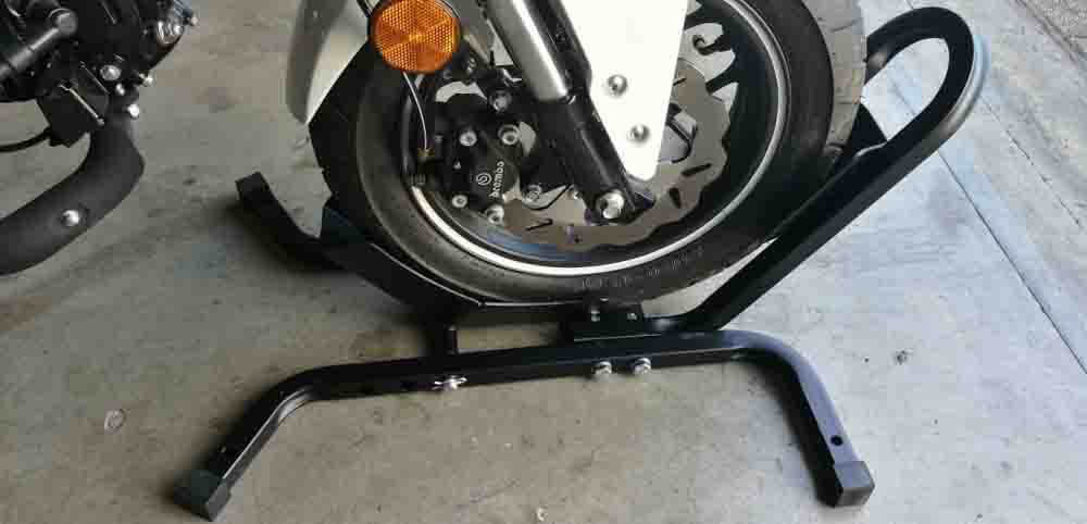meilleur bloque bloc roue moto avant rail béquille cale