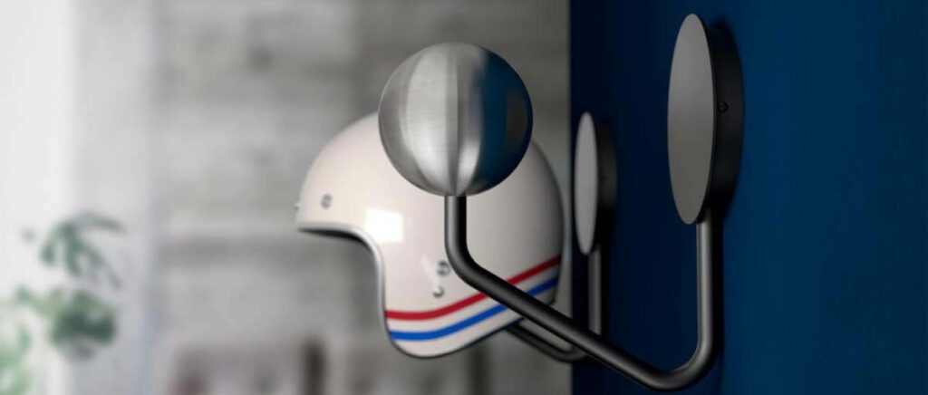 meilleur support porte casque moto mural