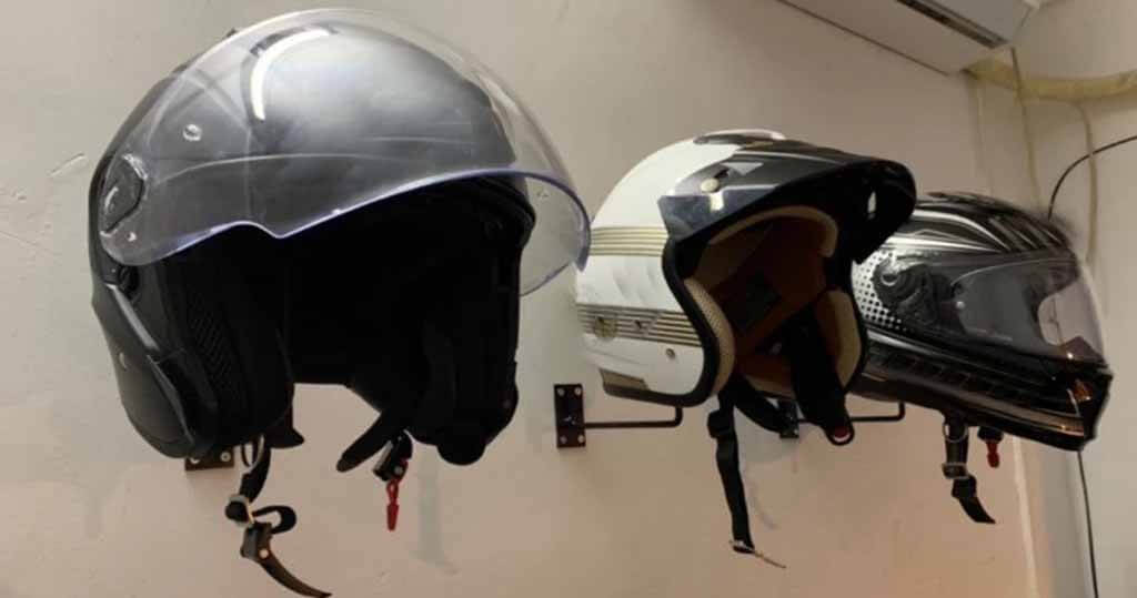 meilleur support porte casque moto mural