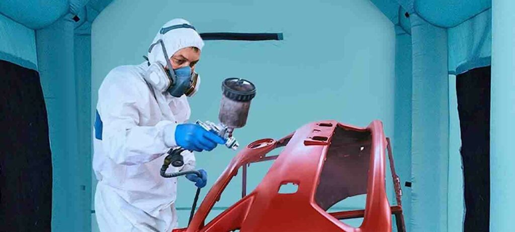 meilleure cabine peinture gonflable carrosserie