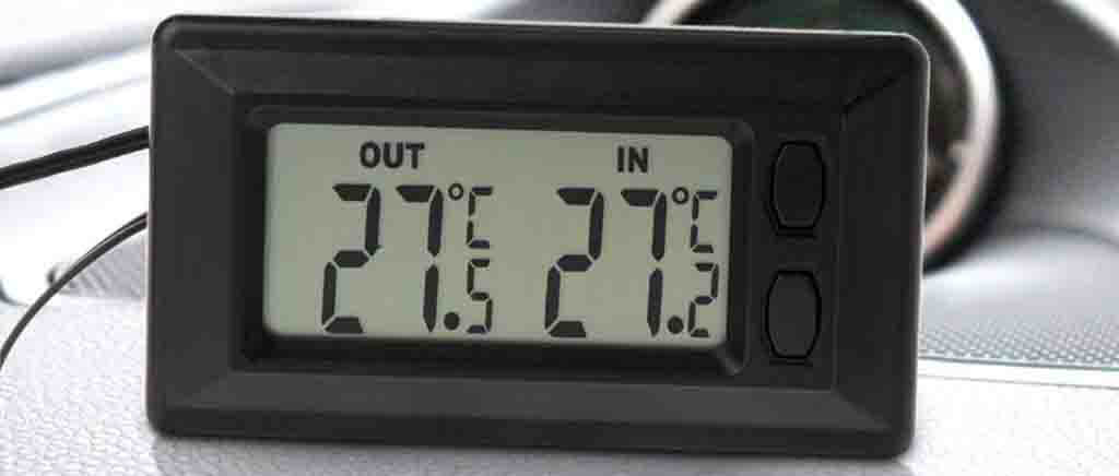 meilleur thermometre sans fil voiture interieur exterieur